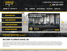 Tablet Screenshot of lemieuxgarage.com